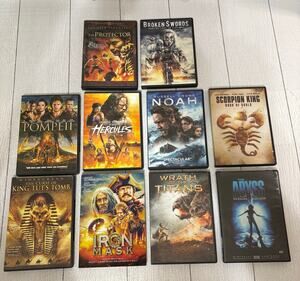 10 Action Adventure DVDs The Abyss Hercules Noah Pompeii